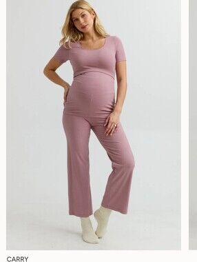 CARRY MATERNITY Bamboo Nursing PANT SIZE SMALL